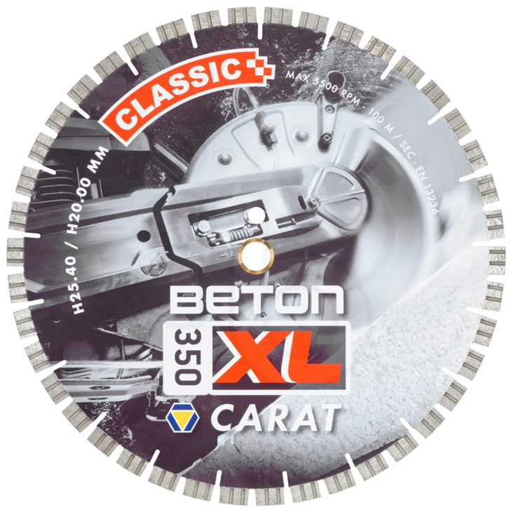 Carat CSCXL35042 CS XL Diamantzaagblad voor beton | 350 x 25,4 mm