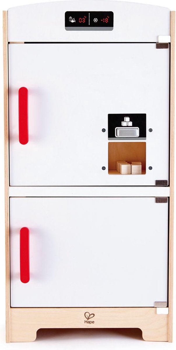 Hape koelkast/diepvriescombinatie wit