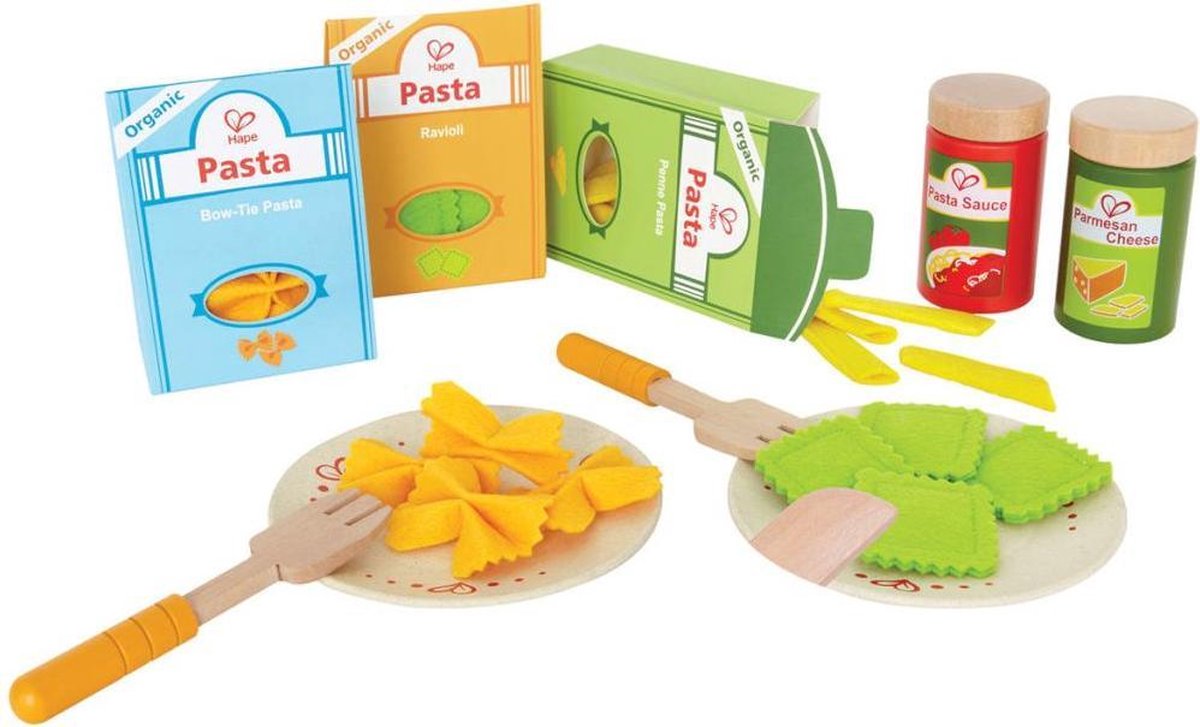 Hape houten pasta set