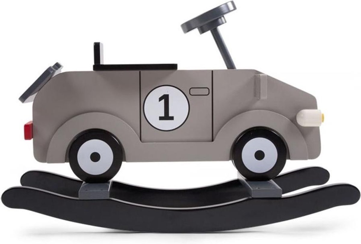 CHILDWOOD Hobbelauto My First Car En En Zwart Cwrfcg - Grijs