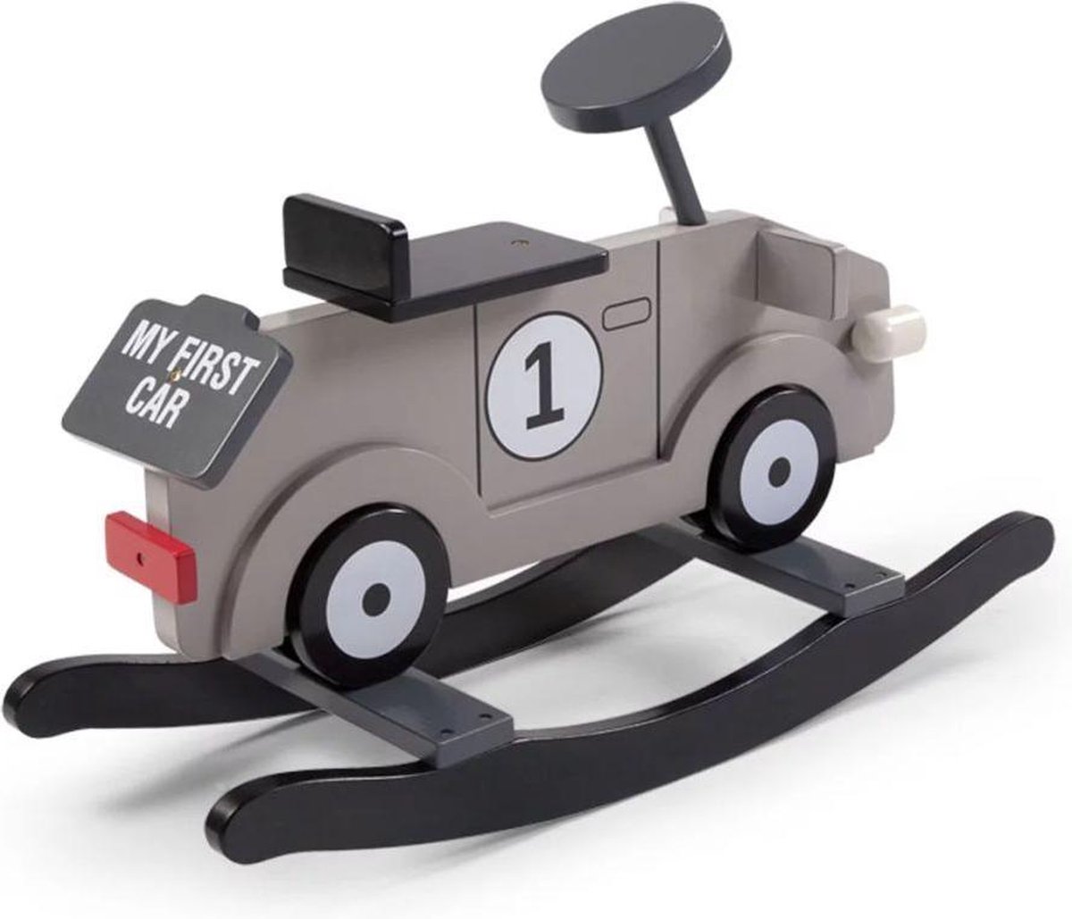 CHILDWOOD Hobbelauto My First Car En En Zwart Cwrfcg - Grijs