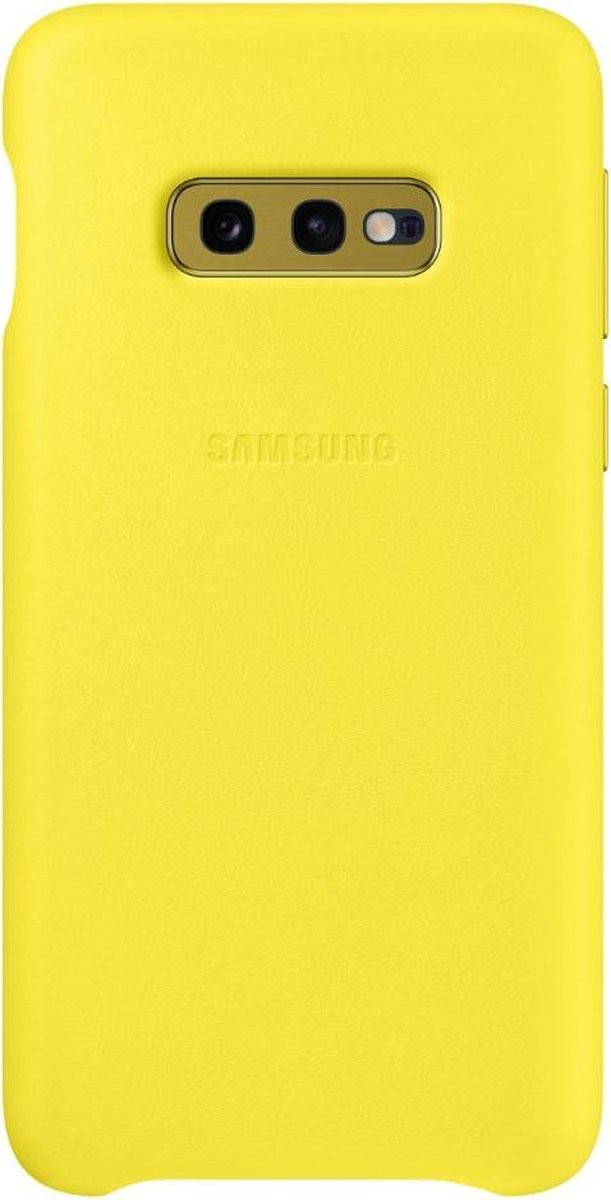 Samsung Galaxy S10e Leather Cover - Amarillo