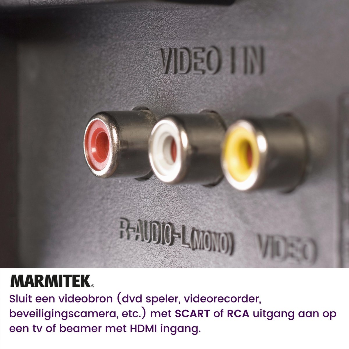 Marmitek HDMI kabel CONNECT AH31 - Zwart