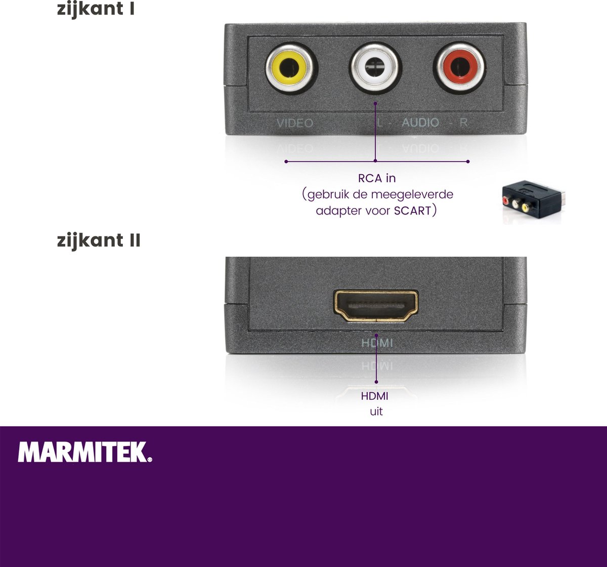 Marmitek HDMI kabel CONNECT AH31 - Zwart