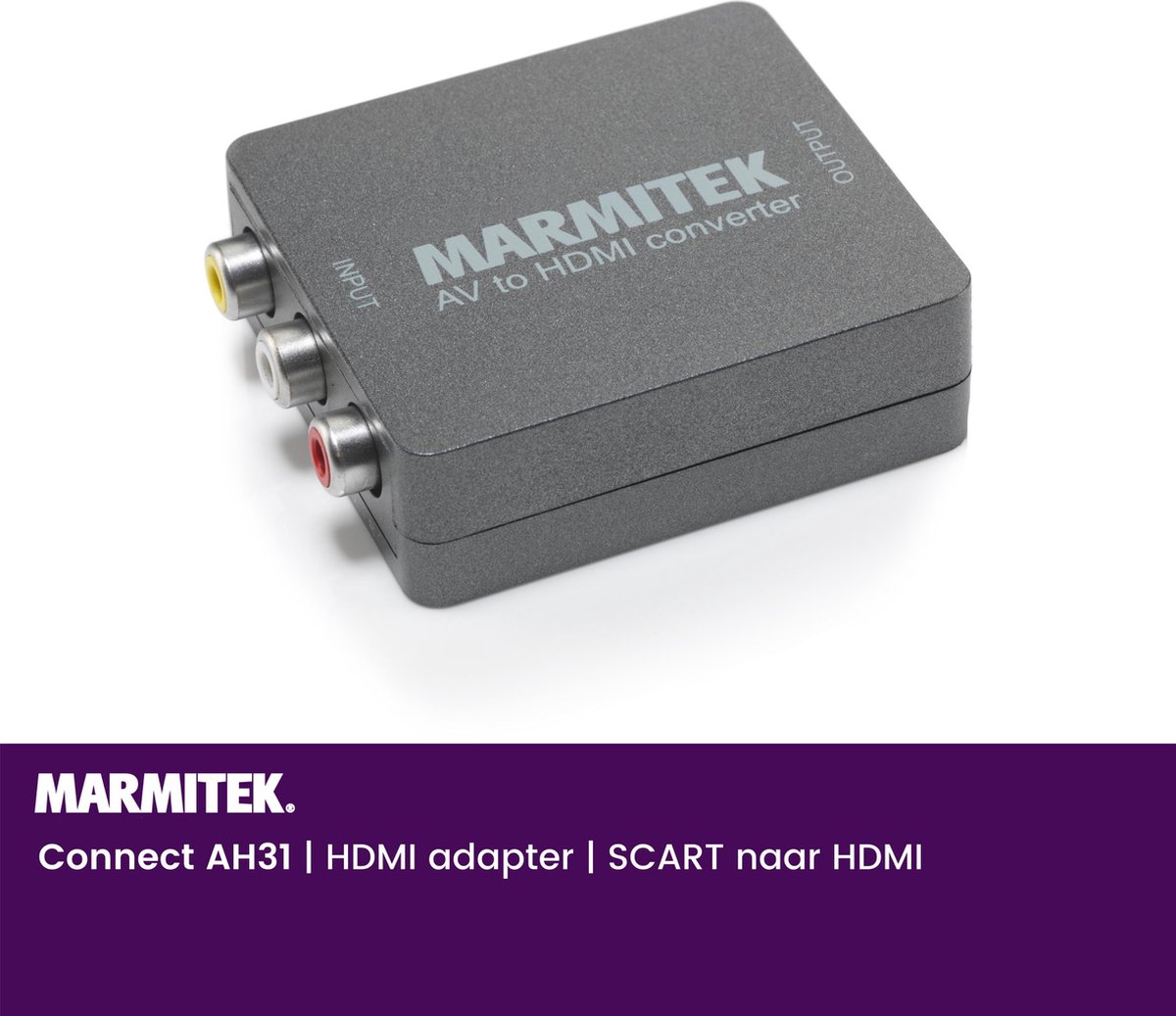 Marmitek HDMI kabel CONNECT AH31 - Zwart