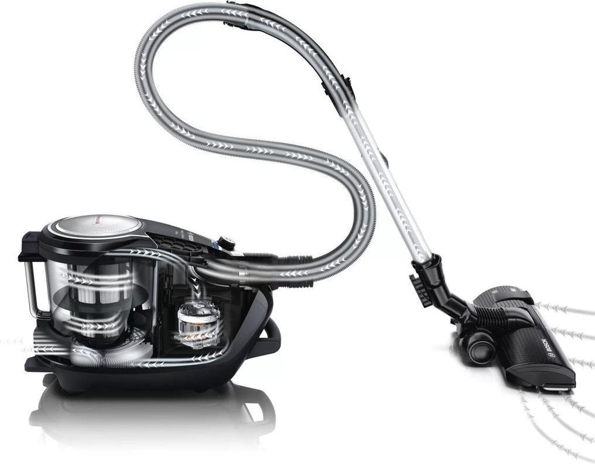 Bosch stofzuiger BGS7SIL64 - Zwart