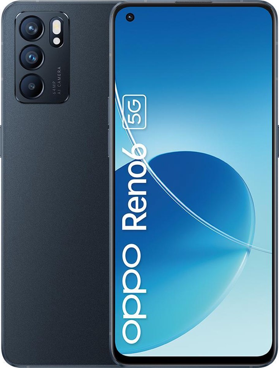 Oppo Reno6 128GB 5G - Zwart