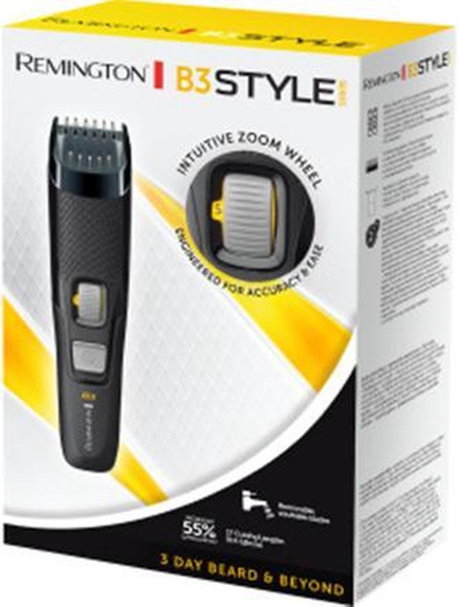 Remington baardtrimmer MB3000 - Zwart