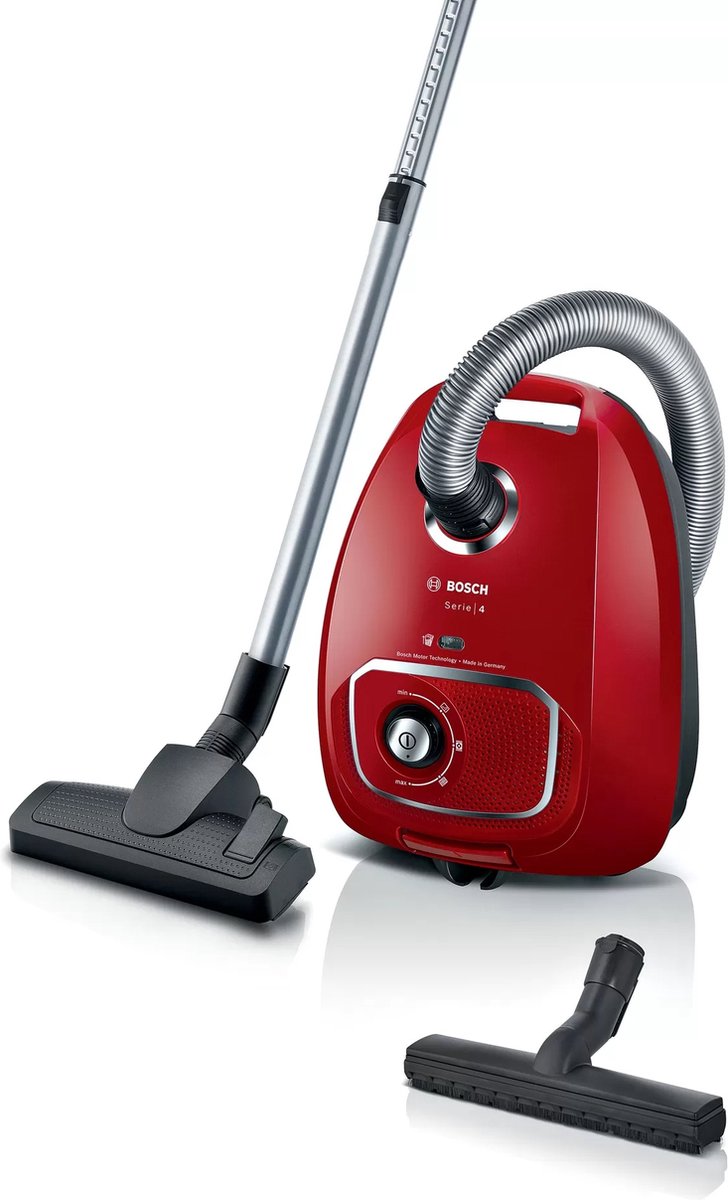 Bosch stofzuiger Serie 4 BGLS4X380 - Rood