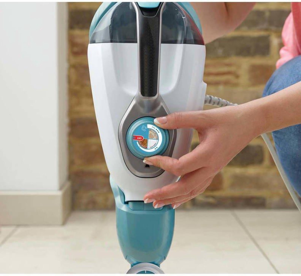 BLACK+DECKER stoomreiniger BHSM168U-QS - Blauw