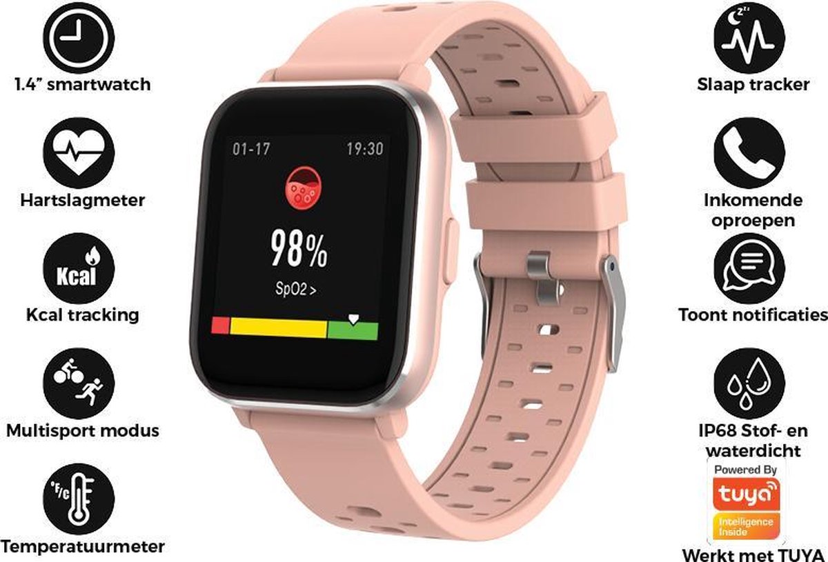 Denver smartwatch SW-164 - Roze