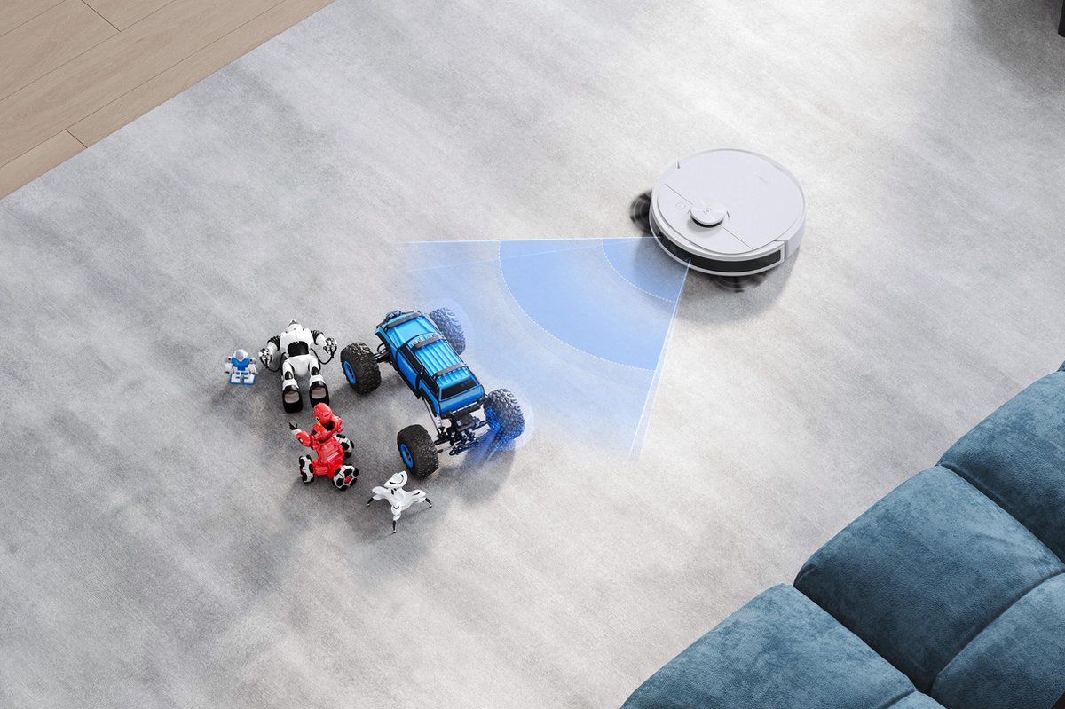 ECOVACS robotstofzuiger DEEBOT N8 PRO - Zwart
