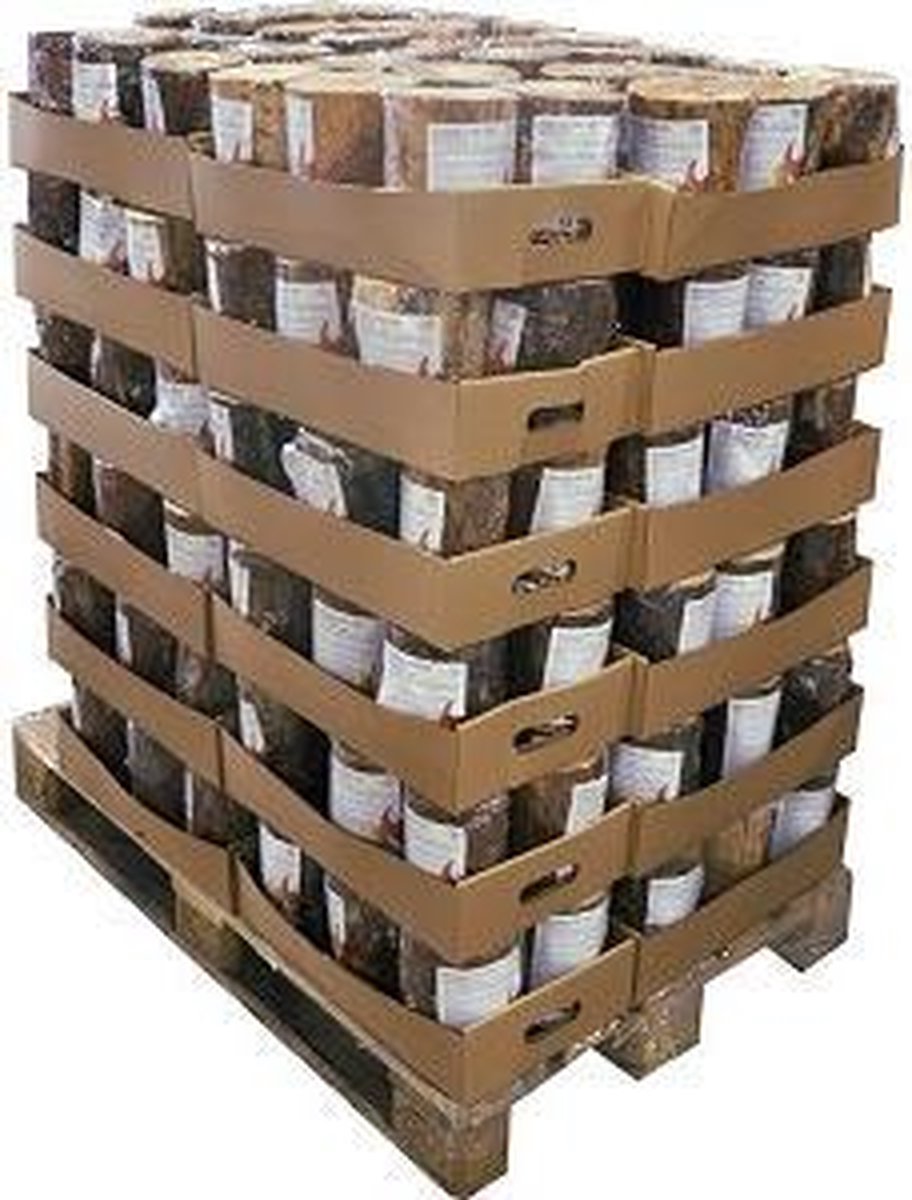 Buitenkaars Hout H20xd15cm - Bruin