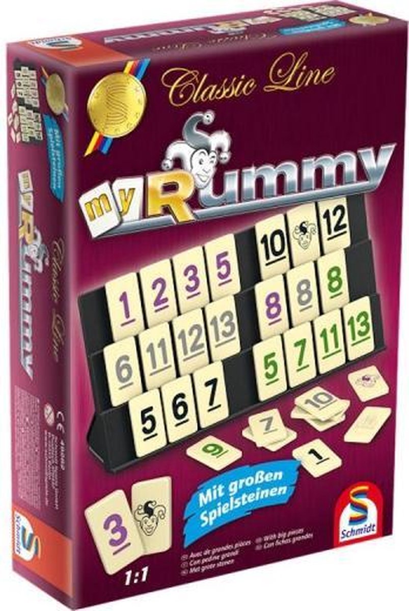 999Games Classic Line My Rummy Nl/fr - Gezelschapsspel Bordspel