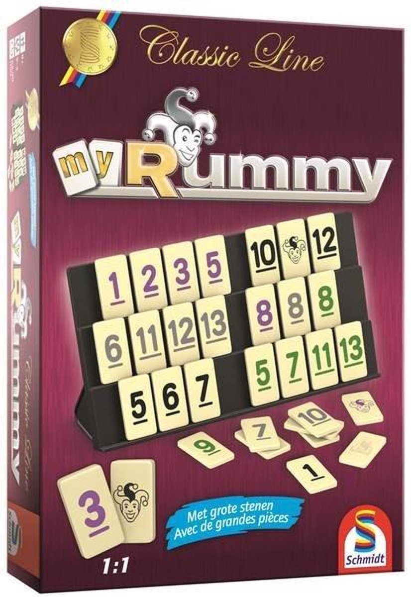 999Games Classic Line My Rummy Nl/fr - Gezelschapsspel Bordspel