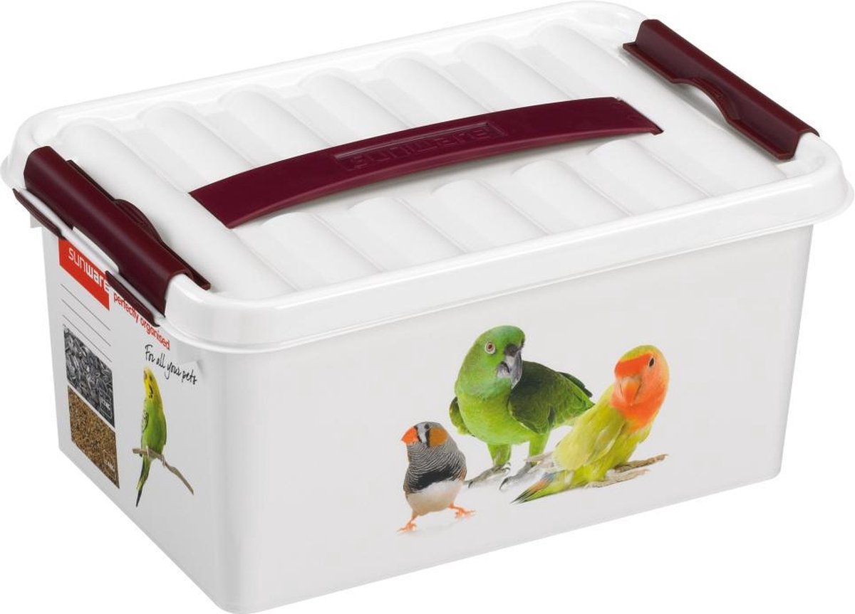 Sunware Q-line Multibox Pet Decor - 6 L - Rood