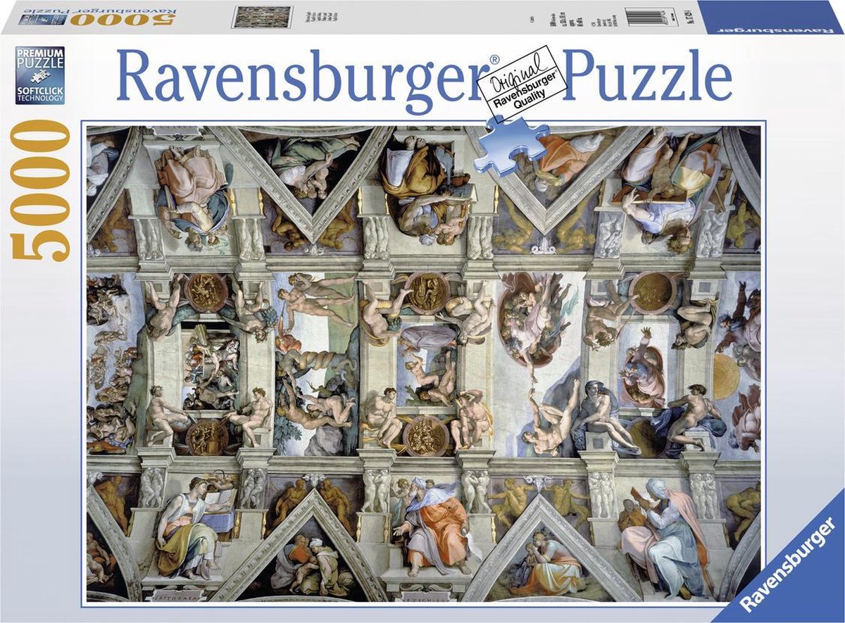Ravensburger Puzzel Sixtijnse Kapel - 5000 Stukjes
