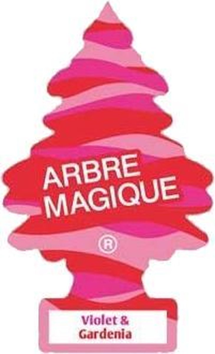 Arbre Magique Luchtverfrisser 12 X 7 Cm Voilet & Gardenia - Roze
