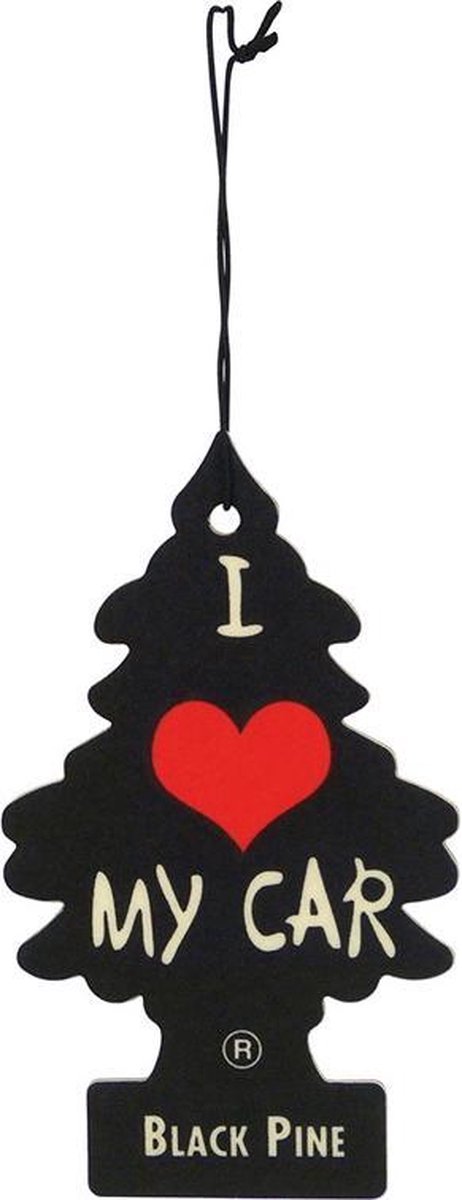Arbre Magique Luchtverfrisser 12 Cm X 7 Cm Black Pine - Zwart