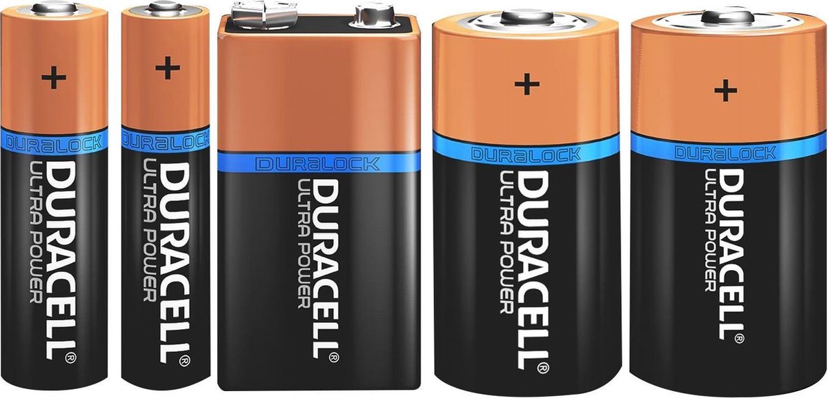 Duracell Ultra Power D Alkaline Batterijen - 2 Stuks - Azul