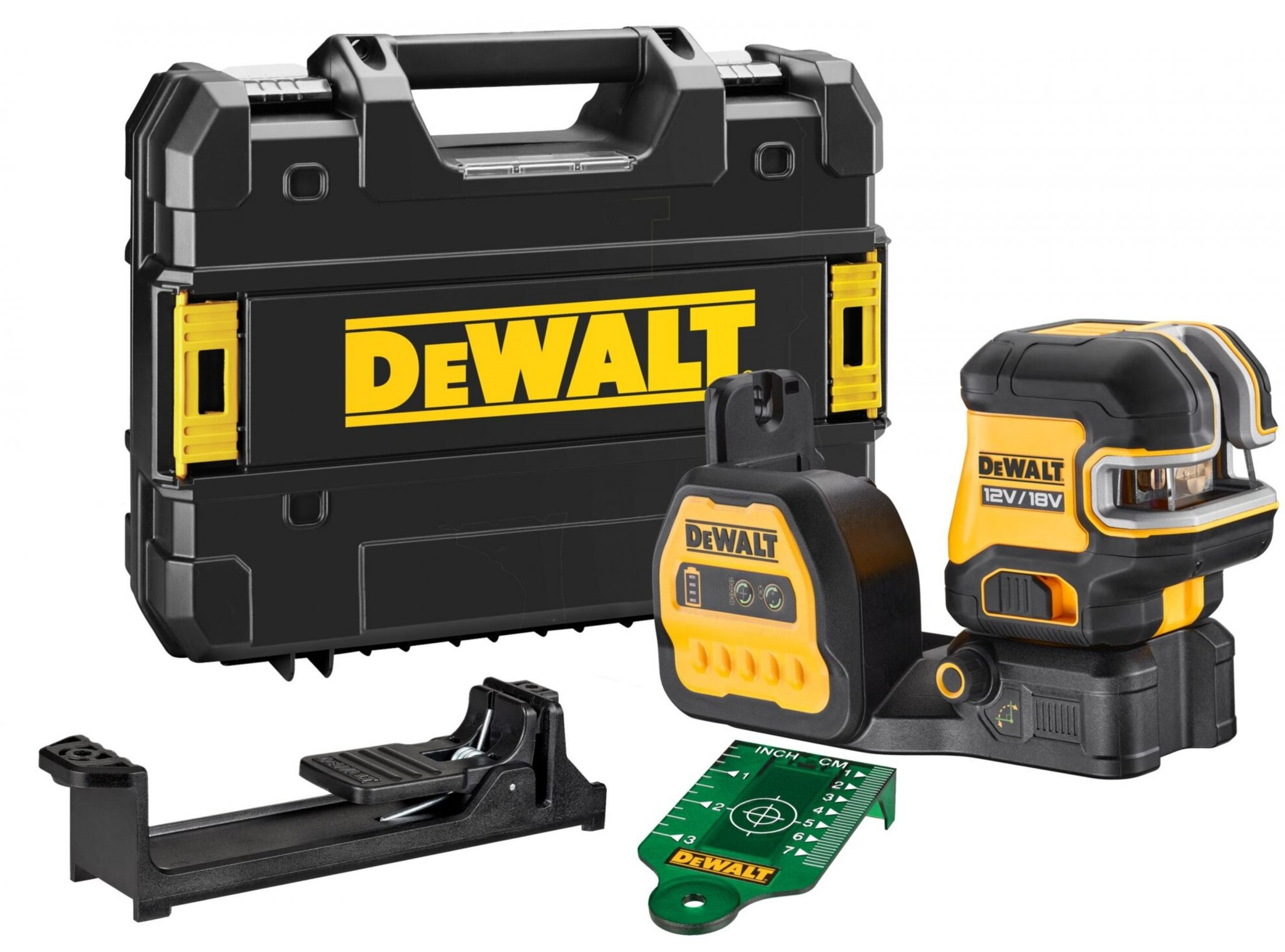 DeWalt DCE825NG18 | Accu 5 Punt- en kruislijnlader | | 12/18V | Excl. accu en lader - Groen