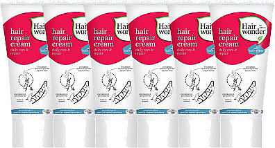 Hennaplus Hairwonder Hair Repair Cream Voordeelverpakking 6x100ml
