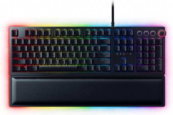 Razer Huntsman Elite Toetsenbord met polssteun Qwerty - Zwart