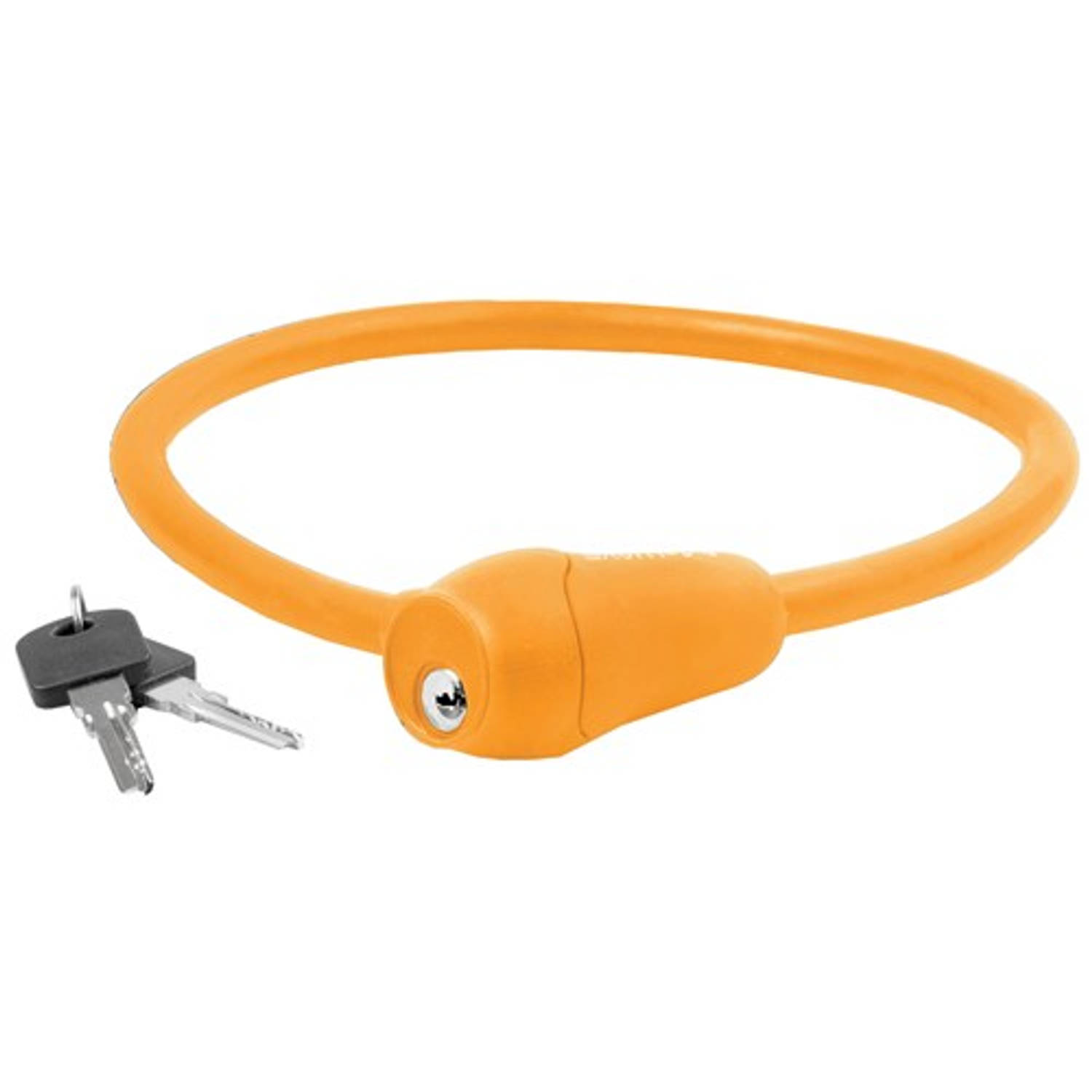 M-wave Kabelslot Silicone 60cm12mm - Oranje