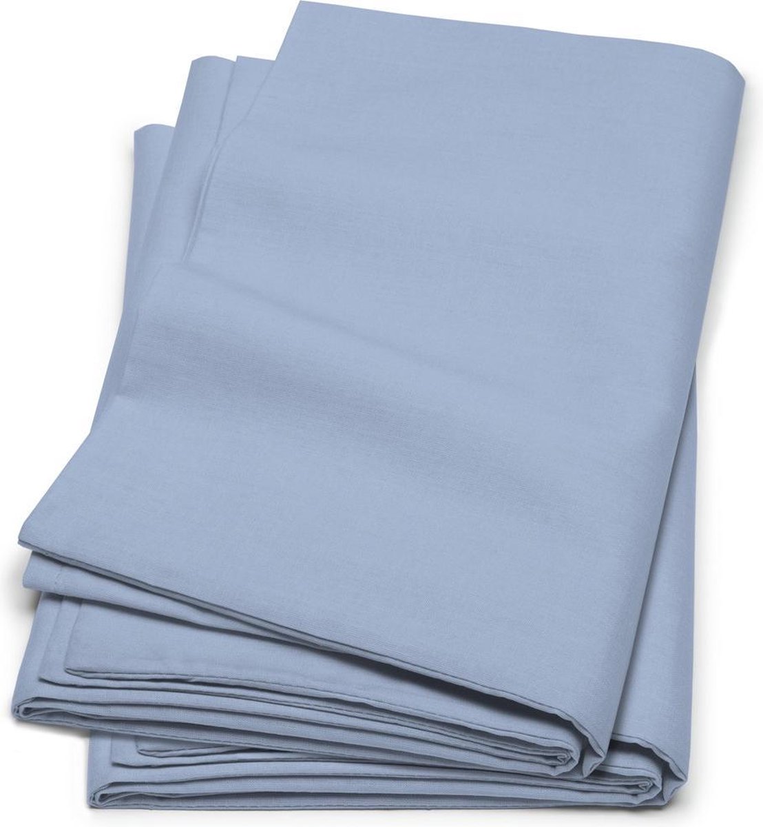 Cinderella Kussenslopen Met Rits - Katoen - 80x80 Cm - Saffier - 2 Stuks - Blauw