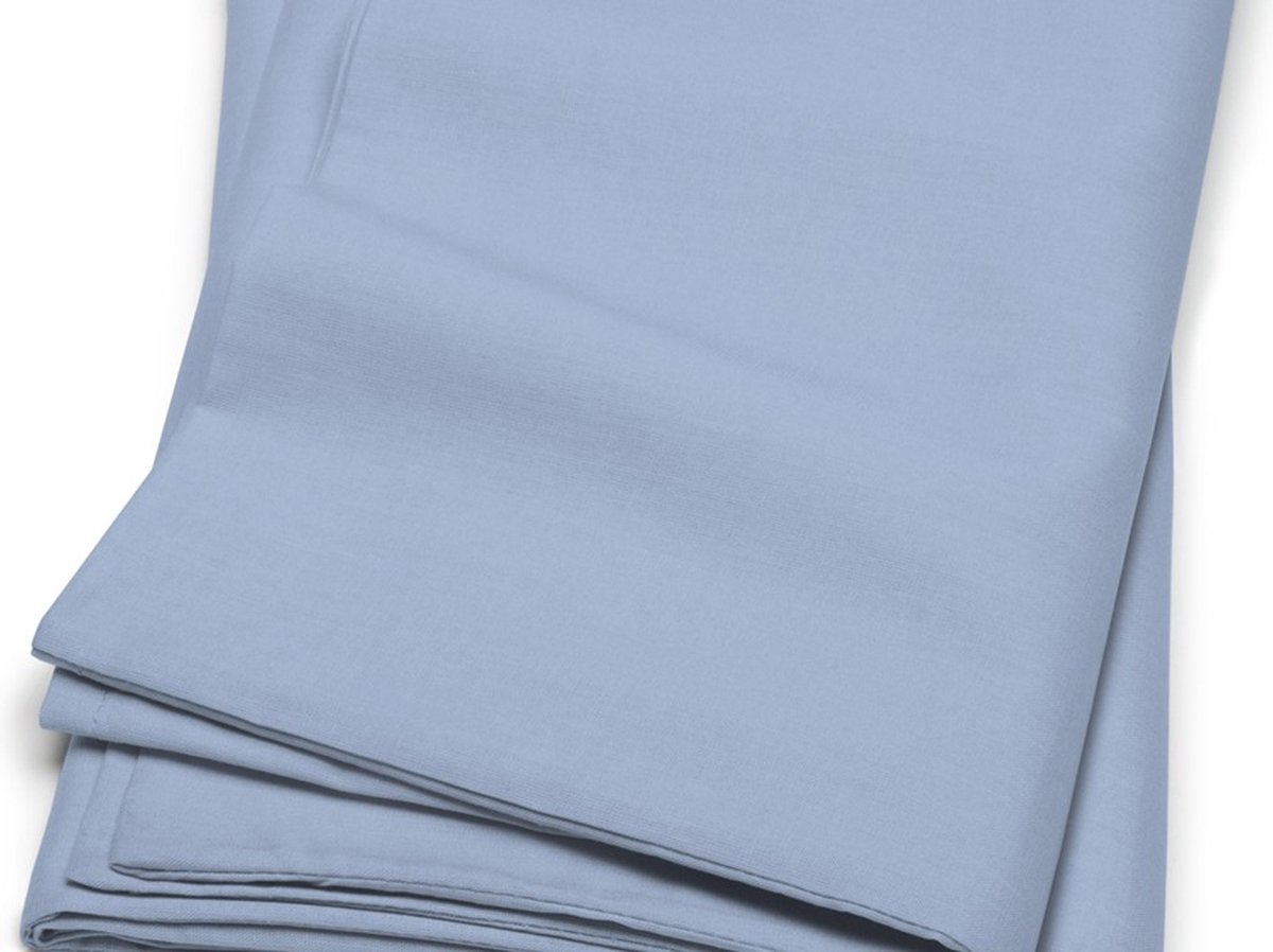 Cinderella Kussenslopen Met Rits - Katoen - 80x80 Cm - Saffier - 2 Stuks - Blauw