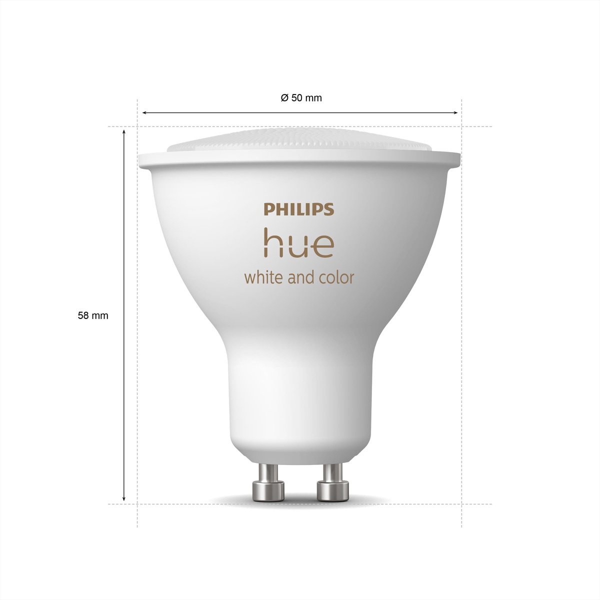 Philips White & Color GU10 3-pack