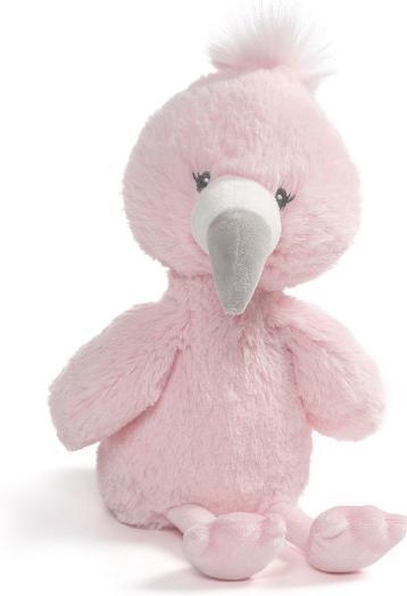 Gund Baby Toothpick-knuffel Aubrey De Flamingo 30,5cm - Roze