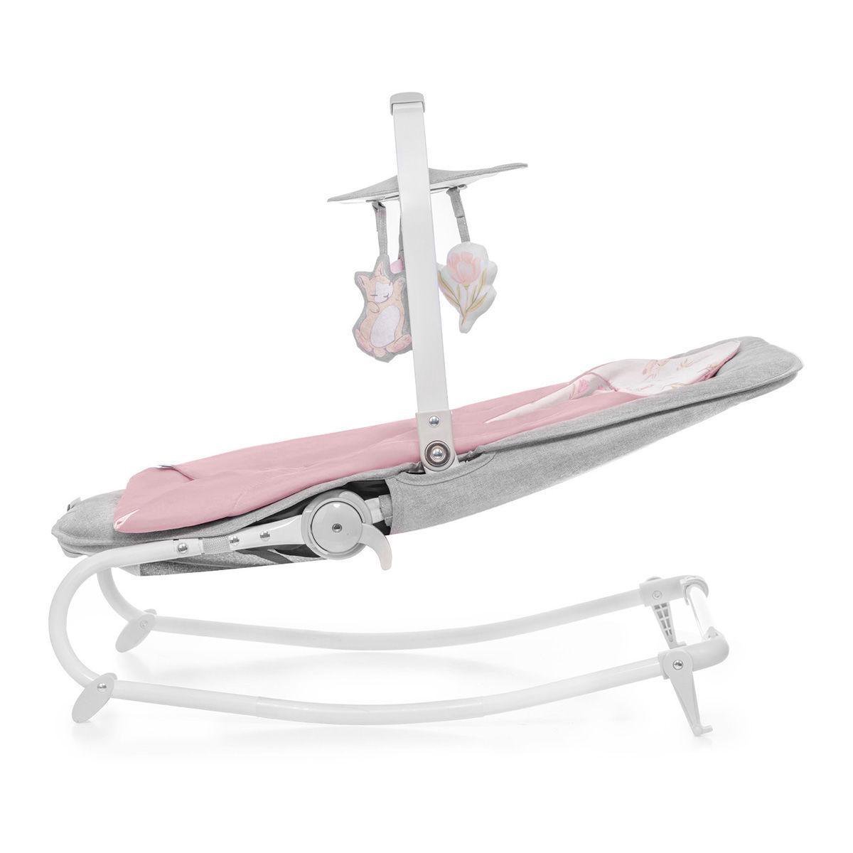 Kinderkraft - Wipstoel - Schommelstoel - Felio - Stone - 45 X 66 X 66 Cm - 3 Kg - - Roze