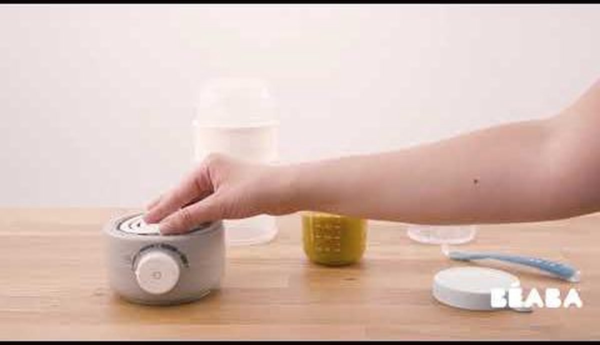 Beaba Babymelk Tweede: Stoomflesverwarmer - Grijs