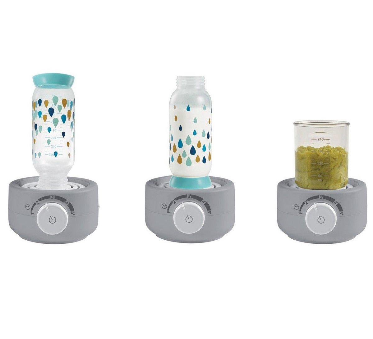 Beaba Babymelk Tweede: Stoomflesverwarmer - Grijs