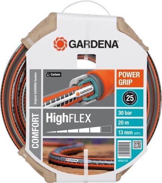GARDENA Comfort HighFlex Tuinslang 20 m - Gris