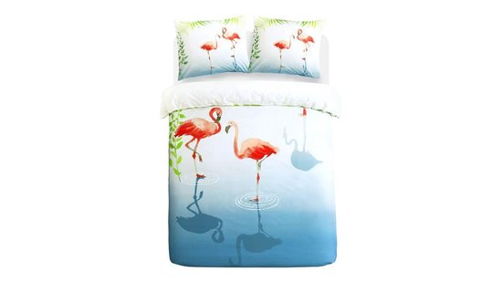 Papillon Dekbedovertrek Flamingle - Multi - 2-persoons 200x200/220 Cm