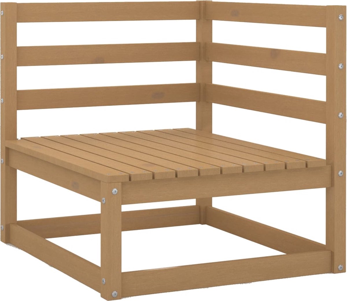 Vidaxl 7-delige Loungeset Met Kussens Massief Grenenhout - Bruin