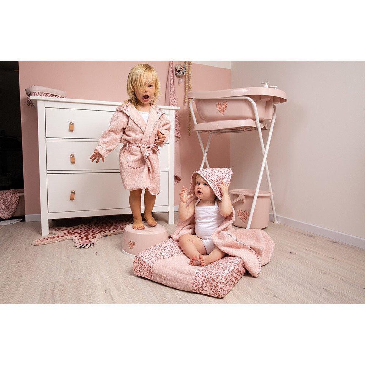 Bébé-jou Bad Click Leopard Pink - Roze