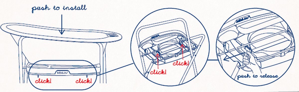 Bébé-jou Bad Click Leopard Pink - Roze