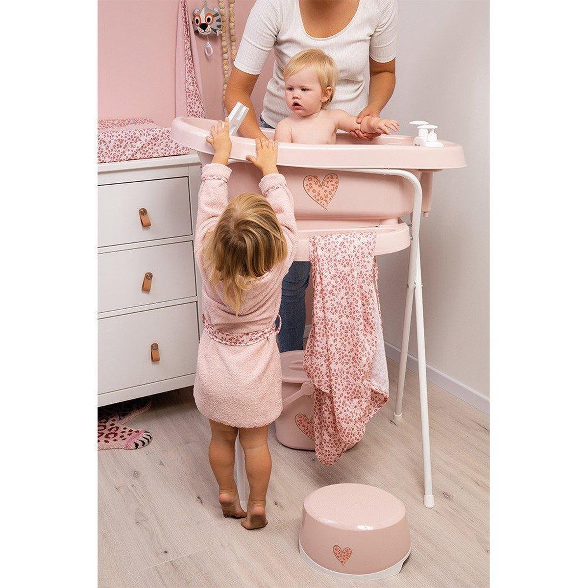 Bébé-jou Bad Click Leopard Pink - Roze