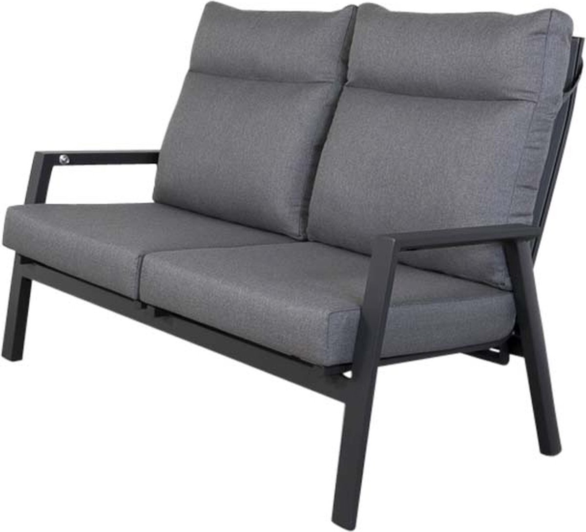 Vdg Azoren 2-zitsbank Verstelbaar - Antraciet - Grijs