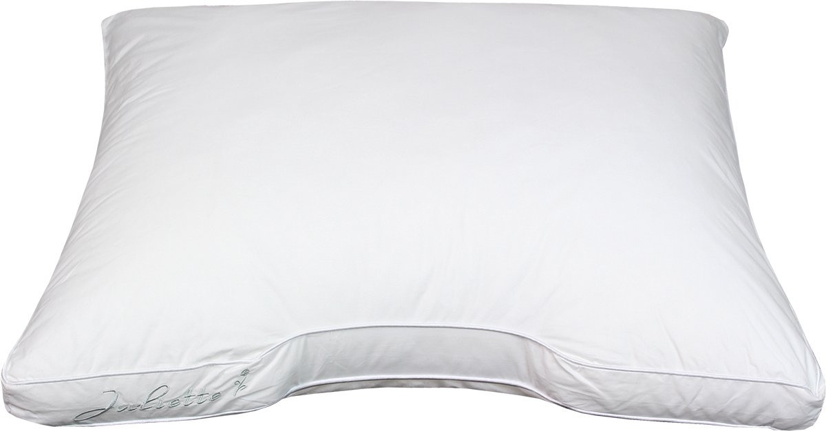 Polydaun Juliette Comfort-o-bol Synthetisch Medium Hoofdkussen - 100% Comfort-o-bol - - Wit