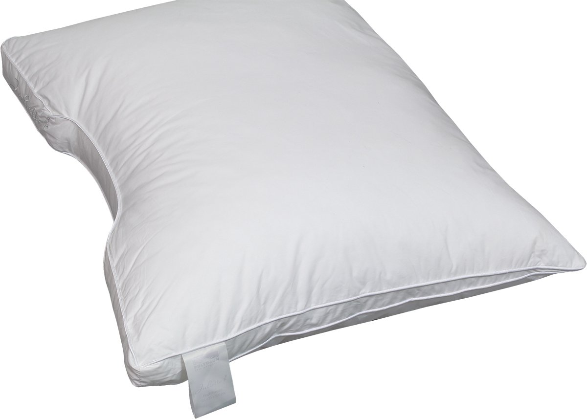 Polydaun Juliette Comfort-o-bol Synthetisch Medium Hoofdkussen - 100% Comfort-o-bol - - Wit
