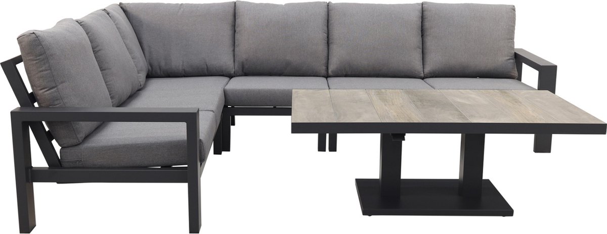 Vdg Montana/jersey Aluminium Loungeset - Grijs