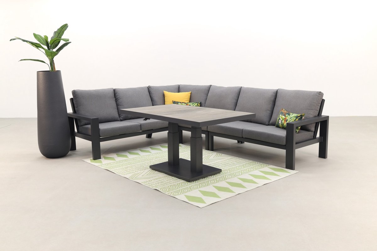 Vdg Montana/jersey Aluminium Loungeset - Grijs