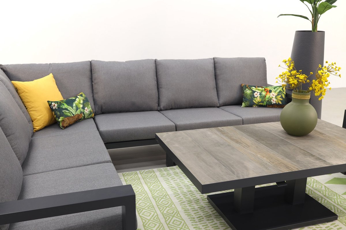 Vdg Montana/jersey Aluminium Loungeset - Grijs