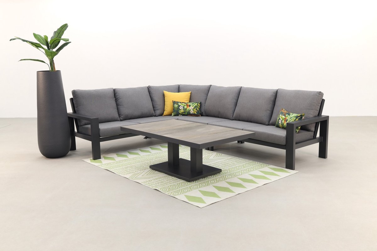 Vdg Montana/jersey Aluminium Loungeset - Grijs