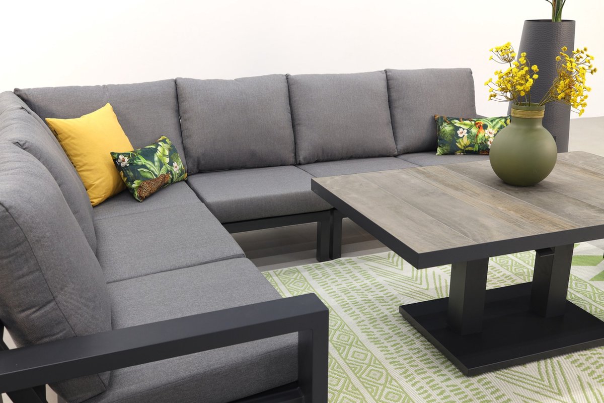 Vdg Montana/jersey Aluminium Loungeset - Grijs