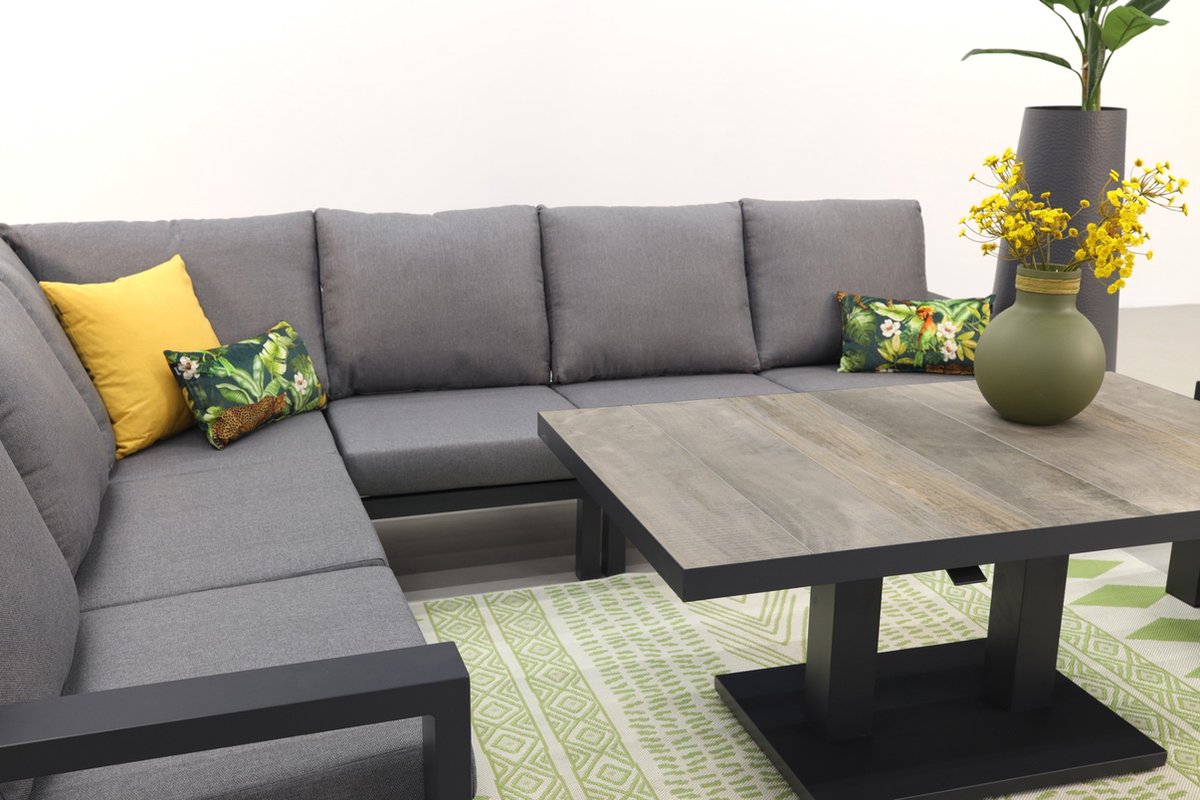 Vdg Montana/jersey Aluminium Loungeset - Grijs